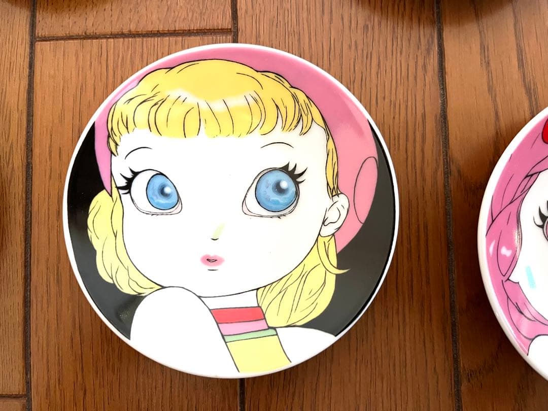 今週終了～ＣＡＮＤＹ　ＧＩＲＬの小皿＆箸置きセット　天野喜孝