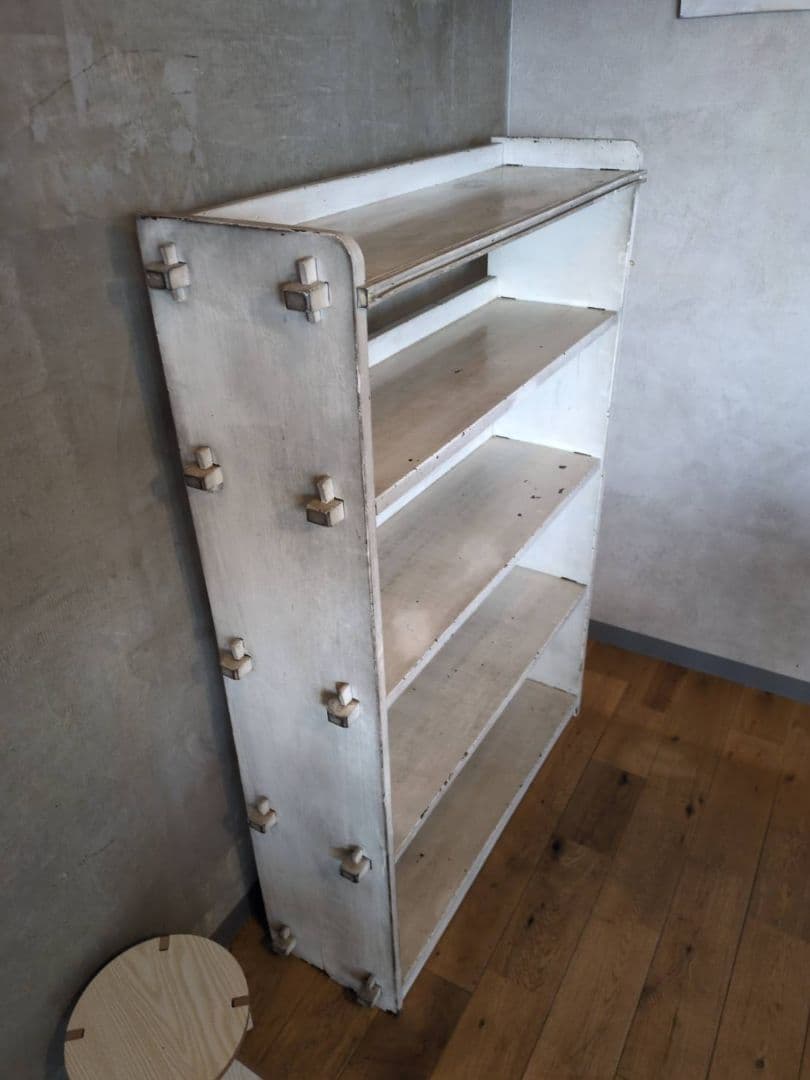 アンティーク楔式本棚、古家具、古道具、飾り棚