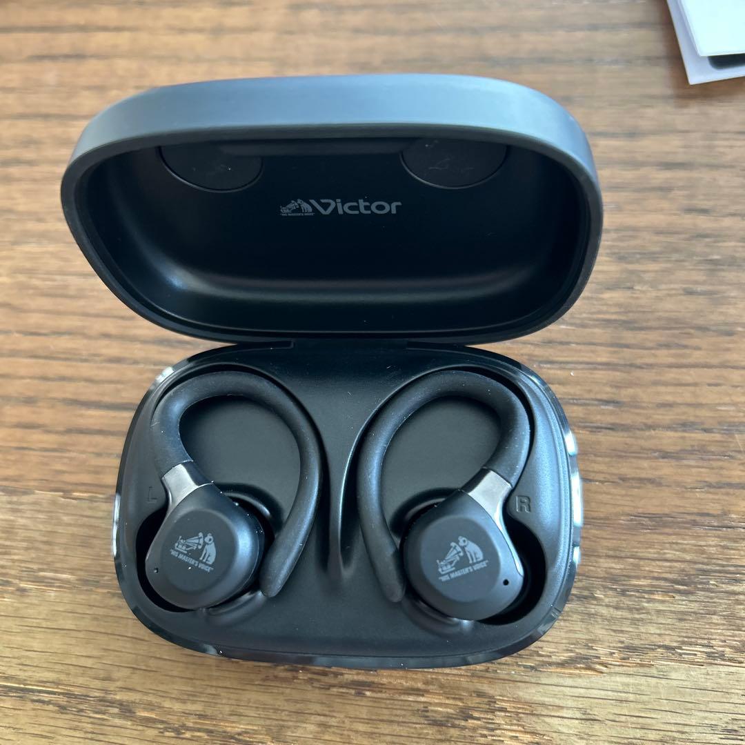 Victor ワイヤレスイヤフォン HA-EC77T ブラック