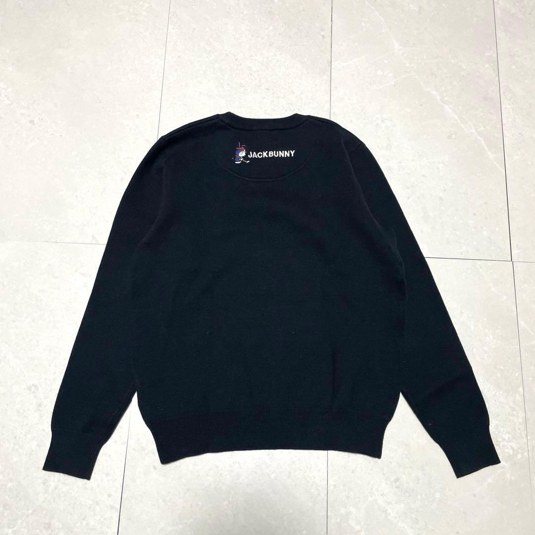 ジャックバニー ドラえもん コラボ セーター ニット ゴルフウェア ブラック 0