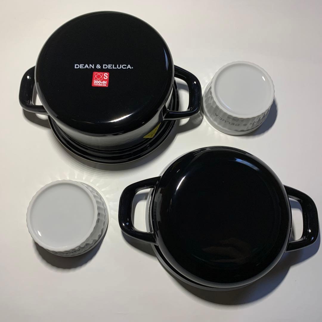 DEAN&DELUCAキャセロールブラック＆ココットセット新品