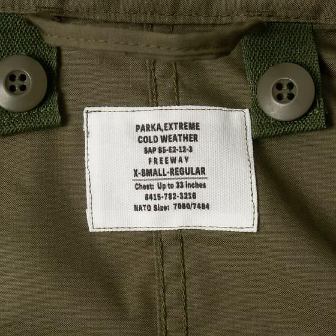 モッズコート/M-65 フィッシュテールパーカー （XS）