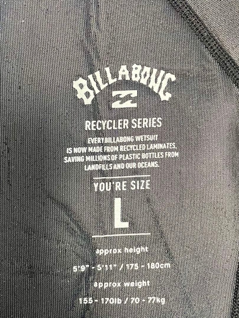 【koropiko】Billabong ビラボン ブラック ウエットスーツ