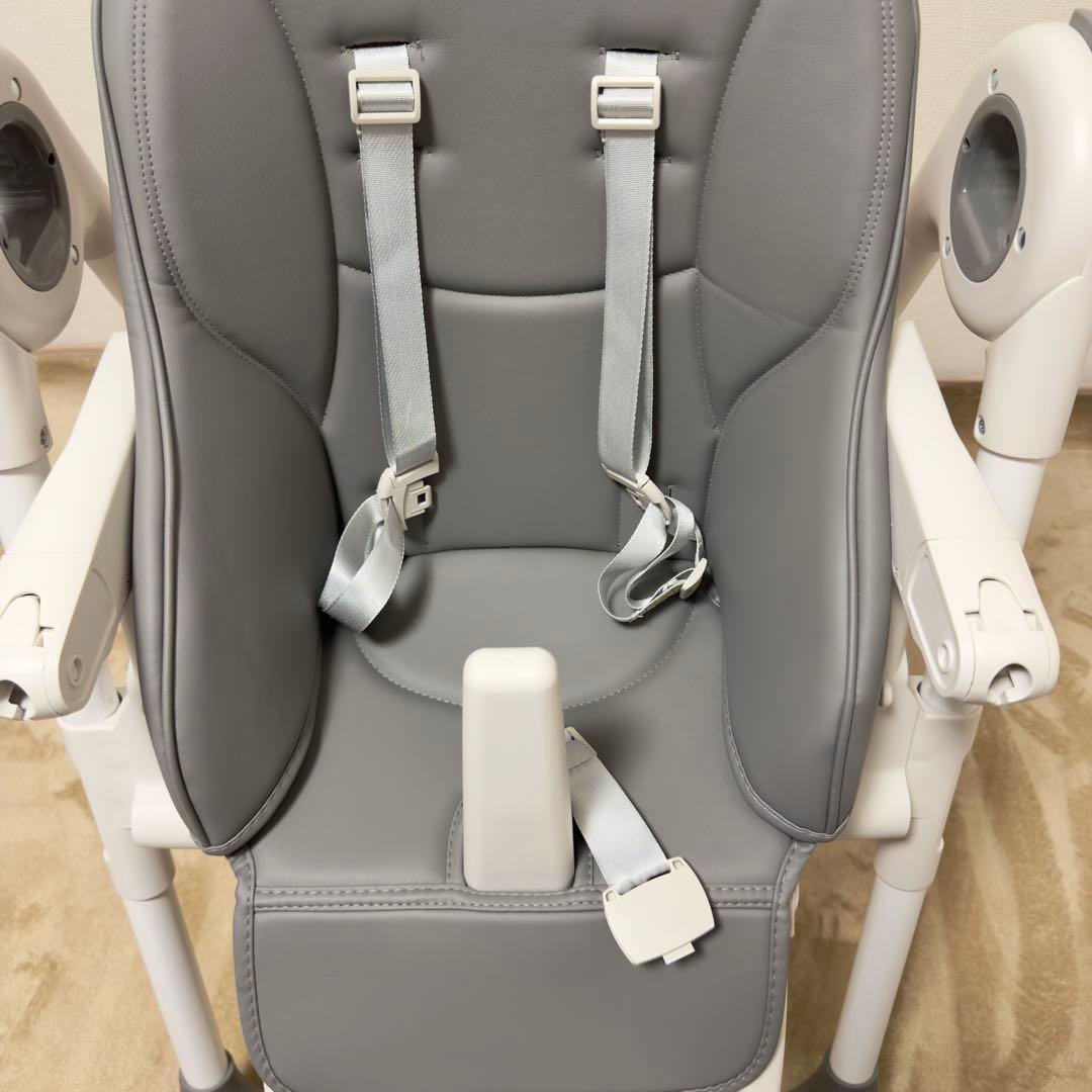 SMORbi ハイ&ローのびのびマルチチェア　折りたたみ グレー