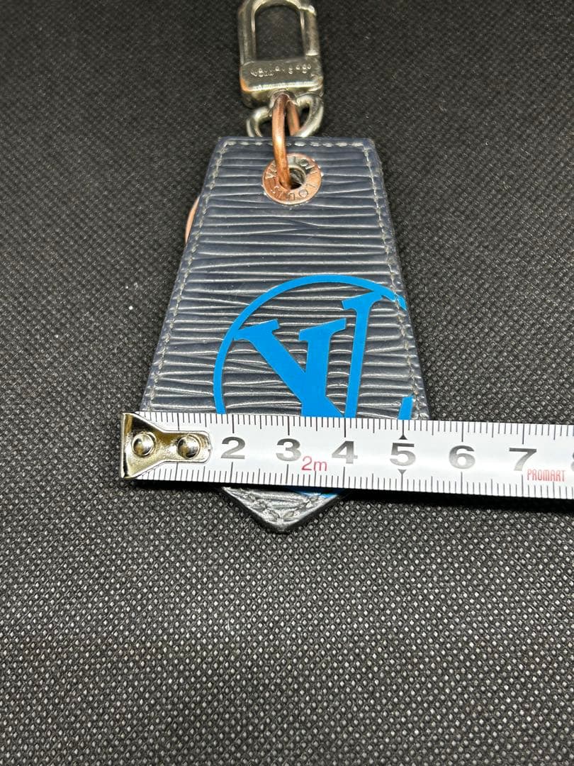 (*店様 【本物】ヴィトン キーリング エピ ブルー メンズ レディース M68