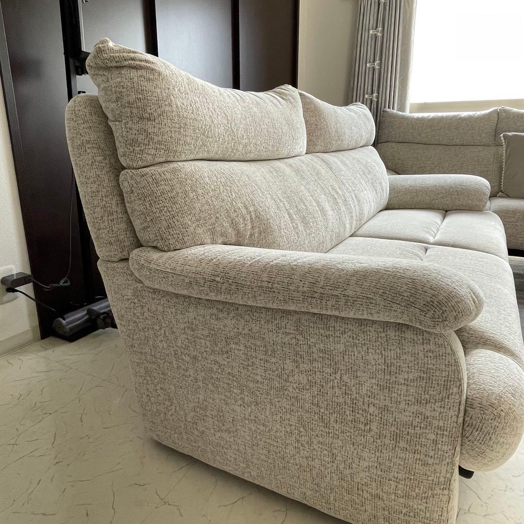 東京インテリア 3人掛けソファ（送料込み、直接取りに来ていただける方大歓迎）