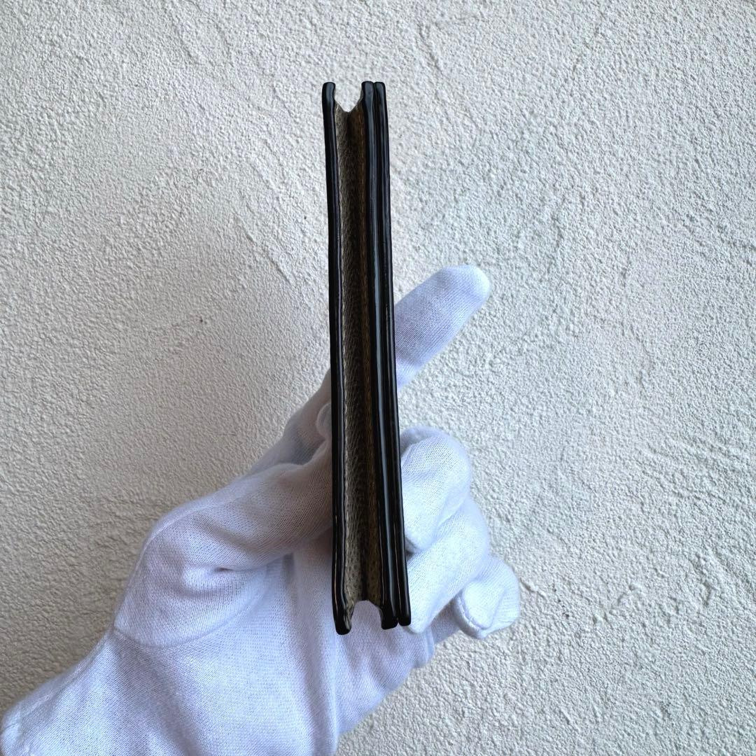 valextraヴァレクストラ 名刺ケース カードケース 財布 グレージュ