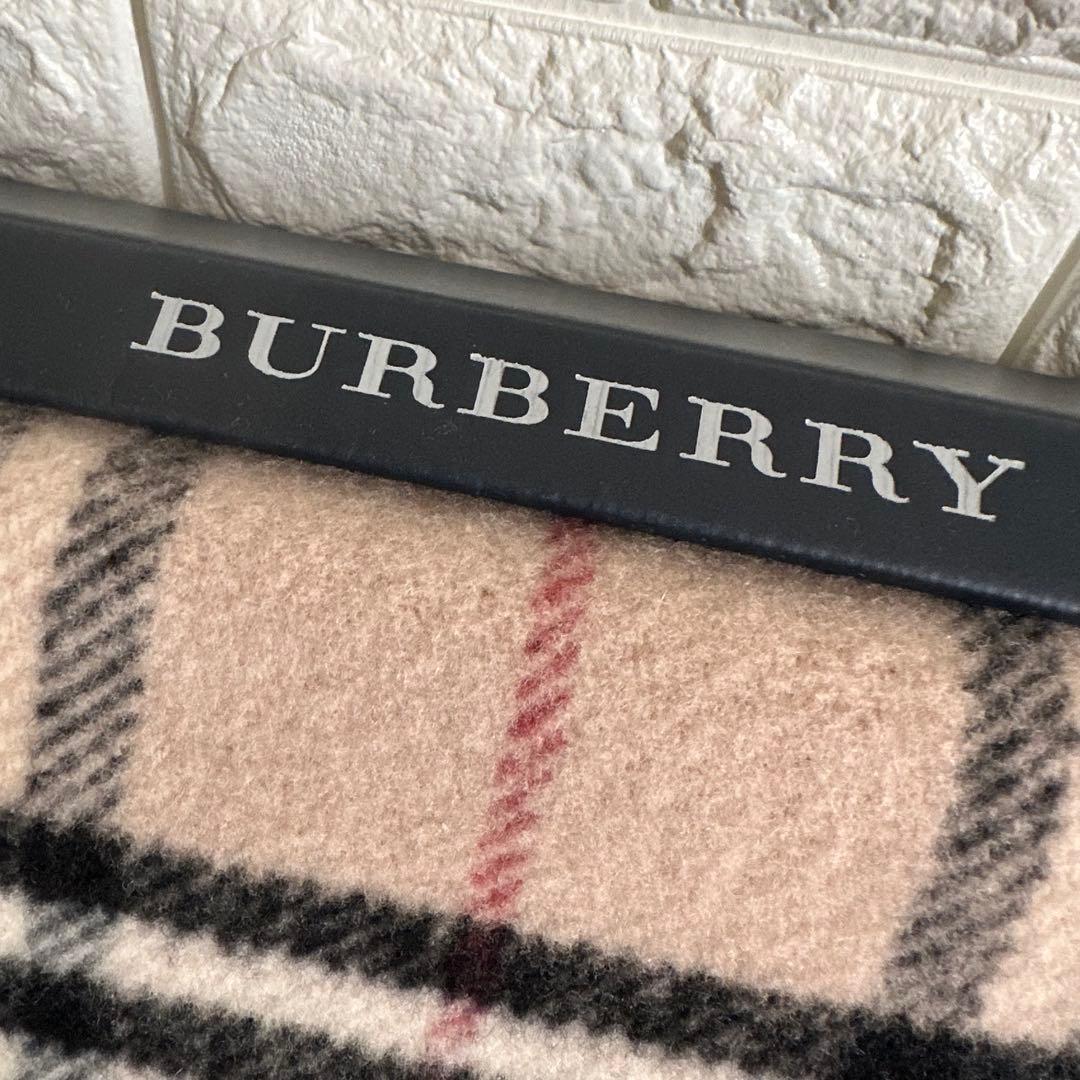 未使用 BURBERRY ウール毛布 ノバチェック バーバリー