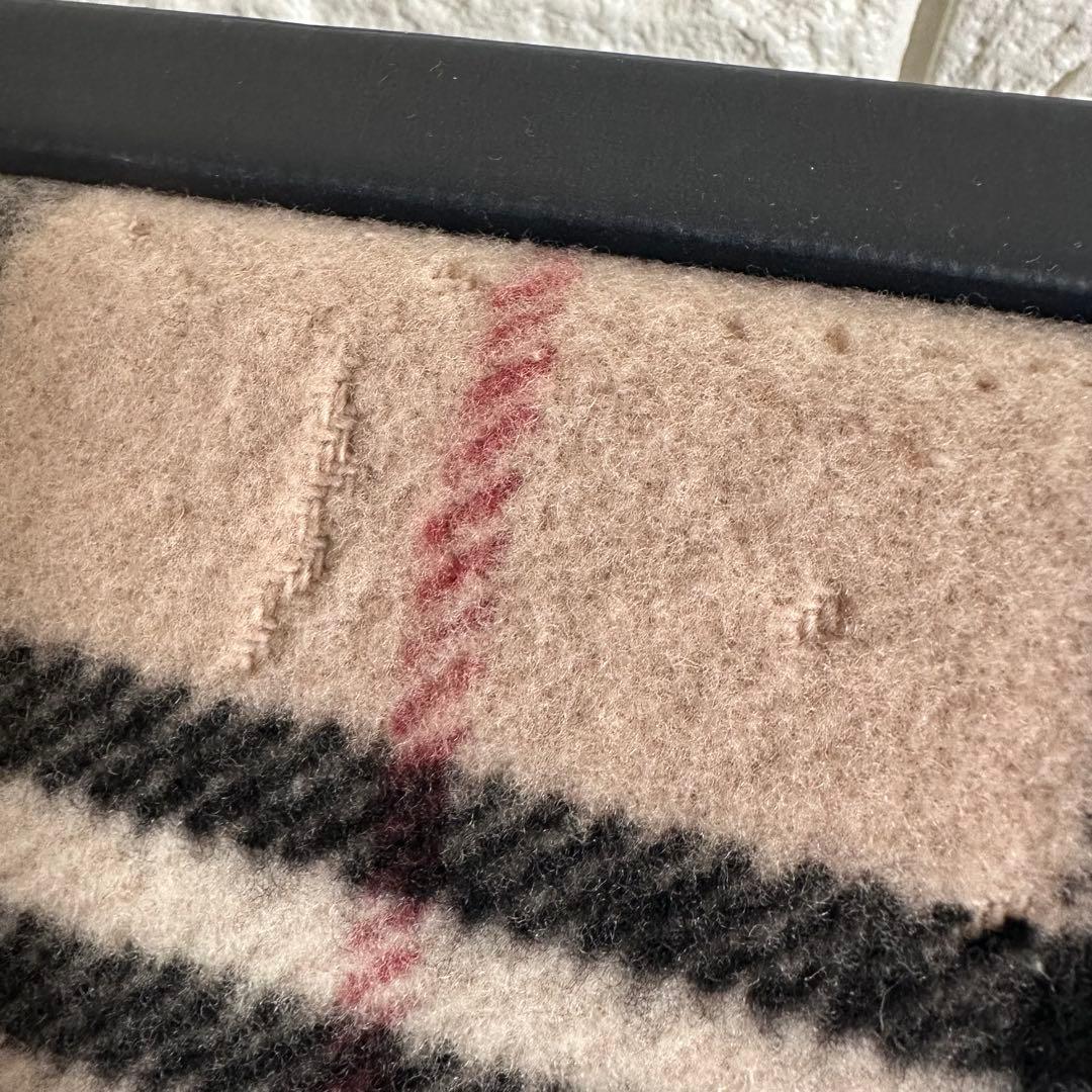 未使用 BURBERRY ウール毛布 ノバチェック バーバリー
