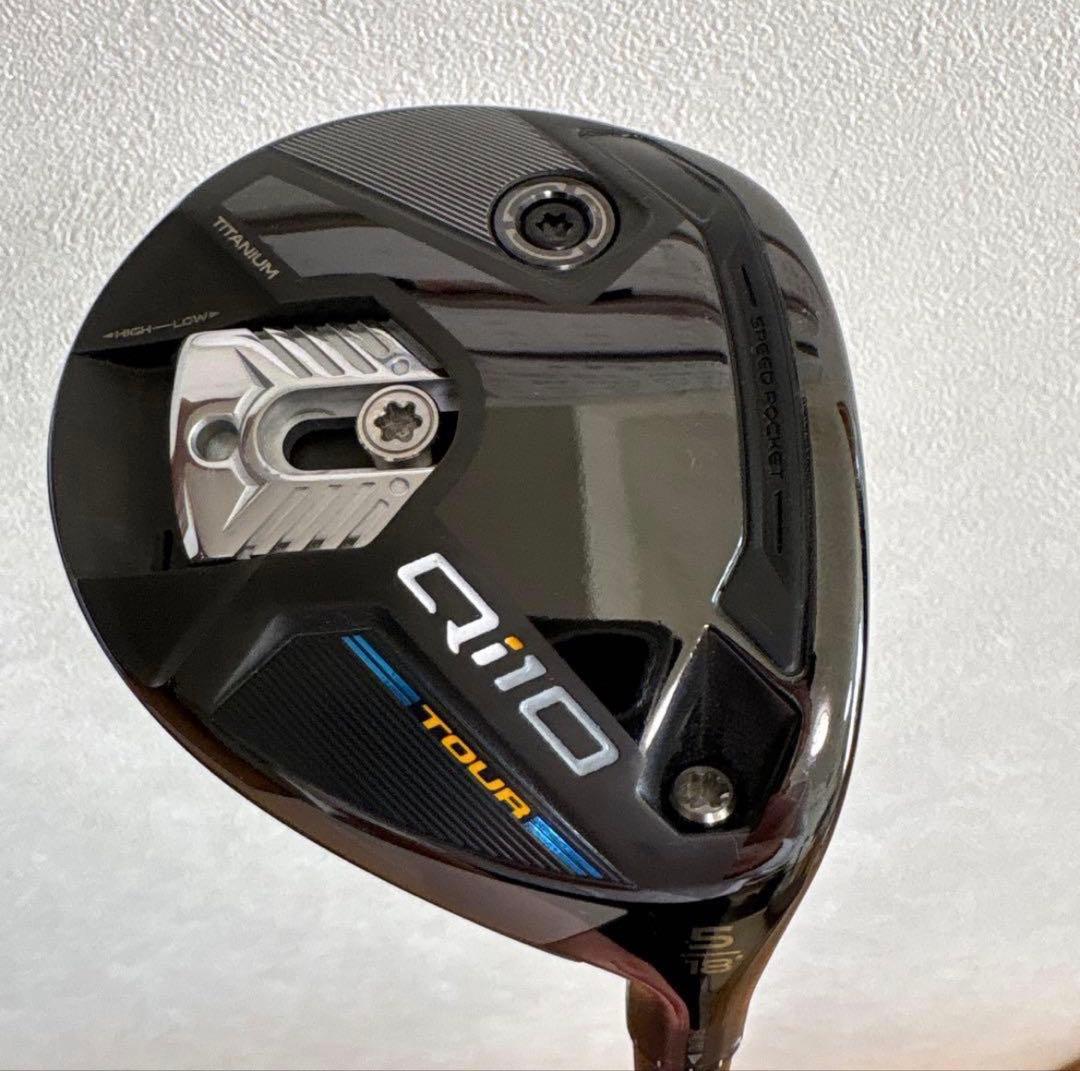 美品テーラーメイド Qi10 ツアー 5W Diamana TM50 S 18度