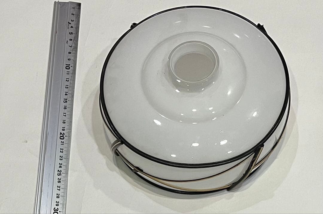 \"希少\" 電笠　シェード　ミルクガラス