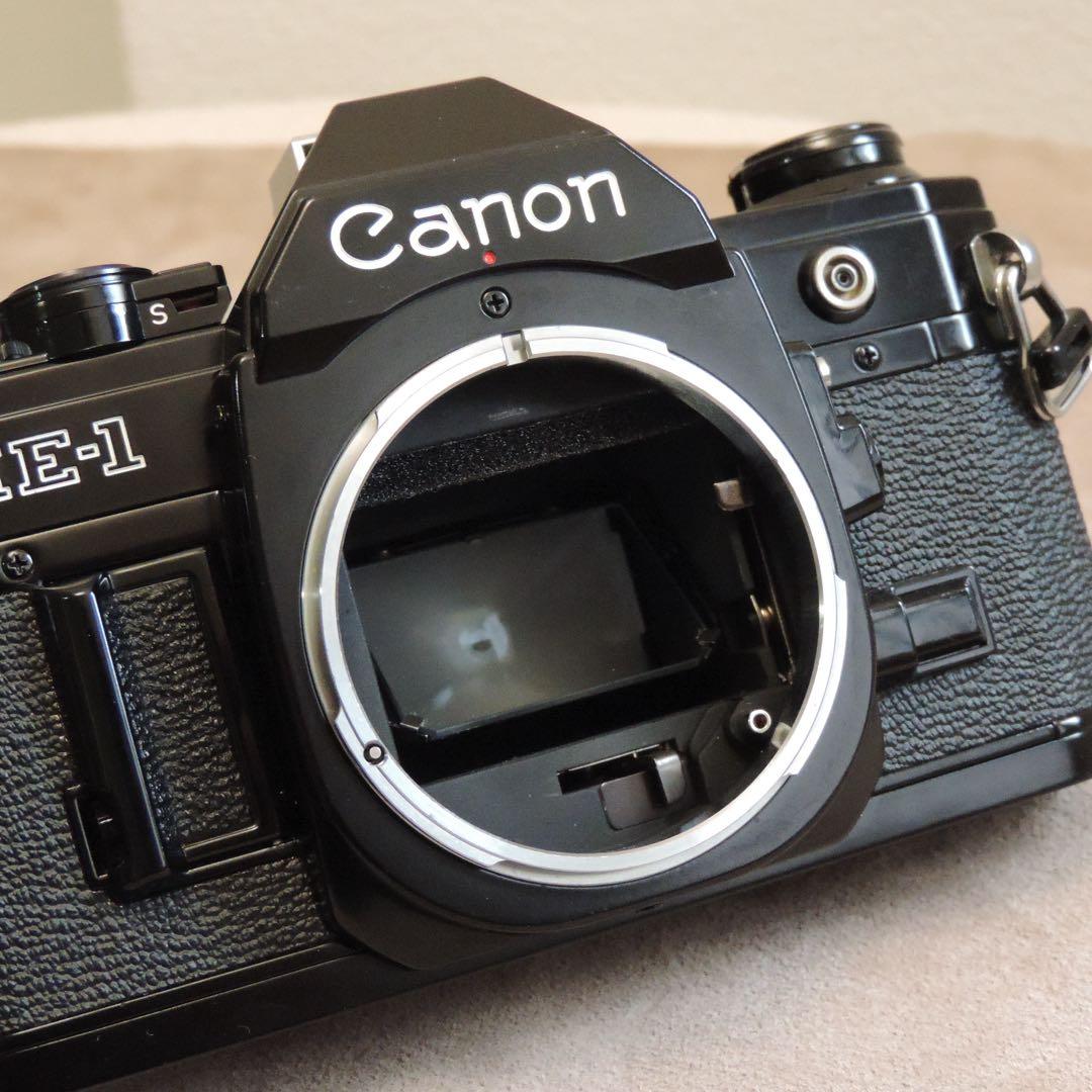 【動作品】Canon AE-1 ブラック + NEW FD 50mm F1.8