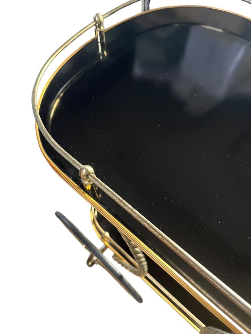 アンティーク 光家具 トローリー サービスワゴン ワインラック キッチンカート