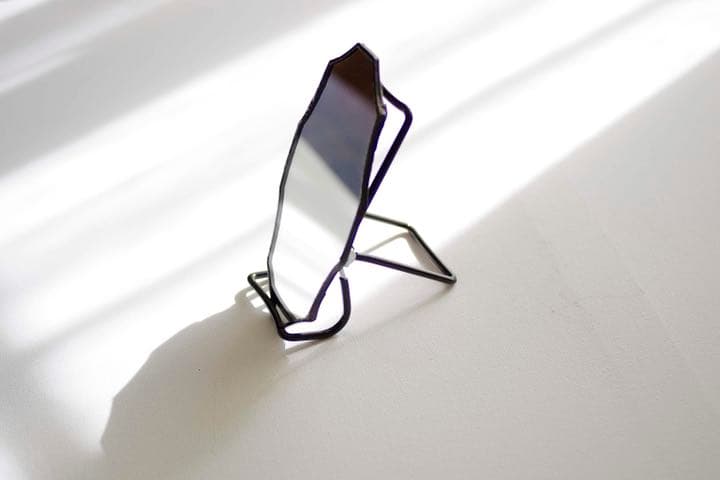 アンティークシェイプミラートレイ