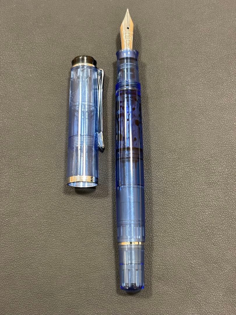 ☆万年筆 ペリカン M205 デモンストレーター　ブルー　本体のみ