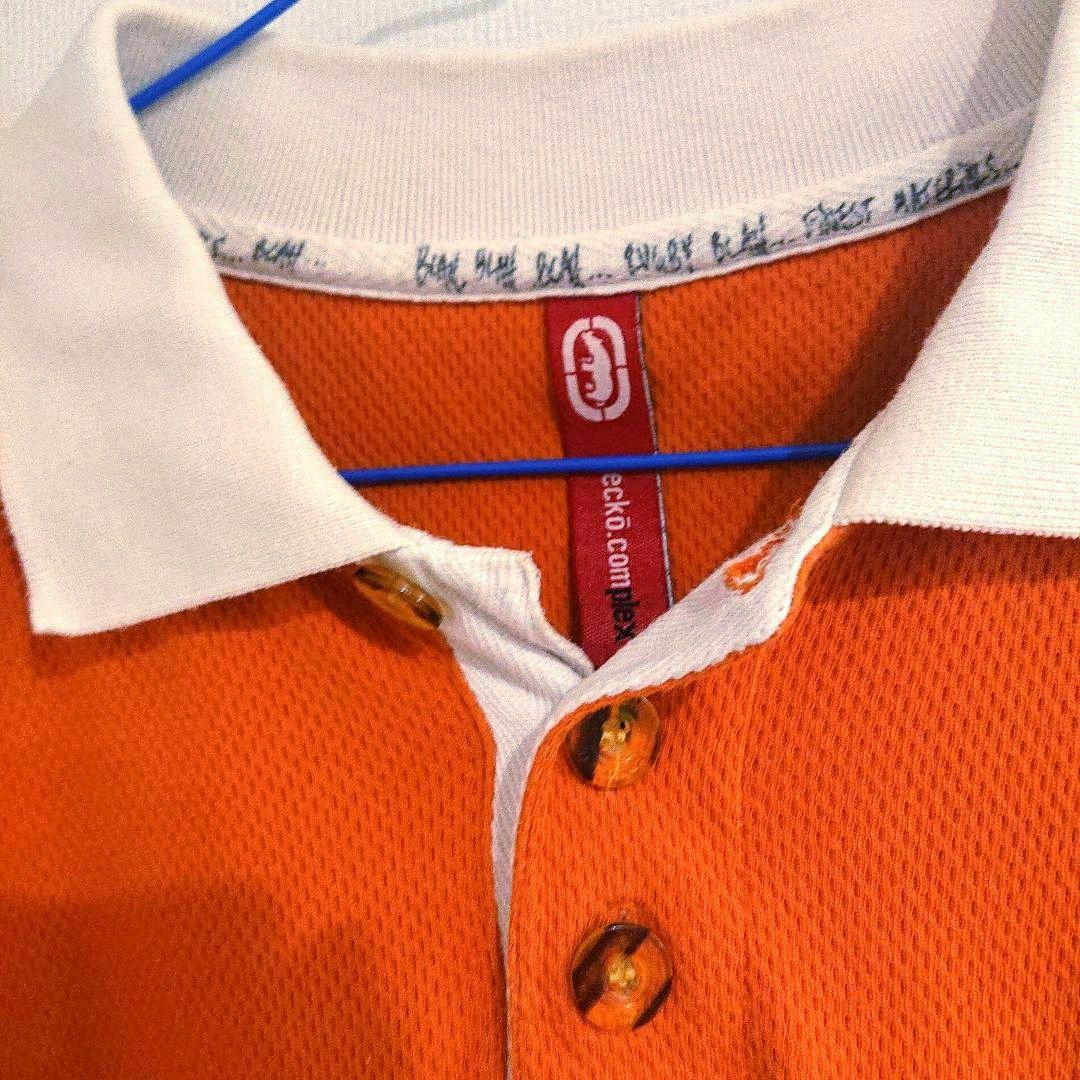 ECKO UNLTD. エコーアンリミテッド ラガーシャツ 2XL オレンジ