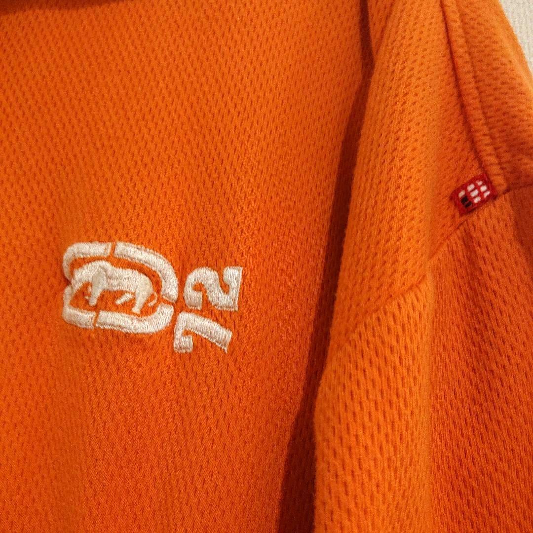 ECKO UNLTD. エコーアンリミテッド ラガーシャツ 2XL オレンジ