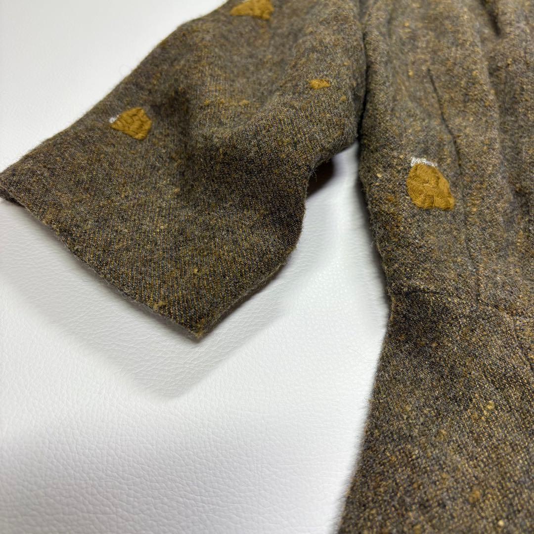 mina perhonenミナペルホネンpebble刺繍 シルクヤクワンピース