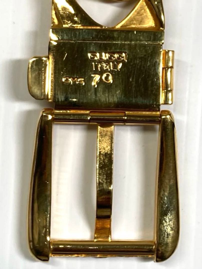 美品　GUCCI グッチ　チェーンベルト　ゴールドカラー