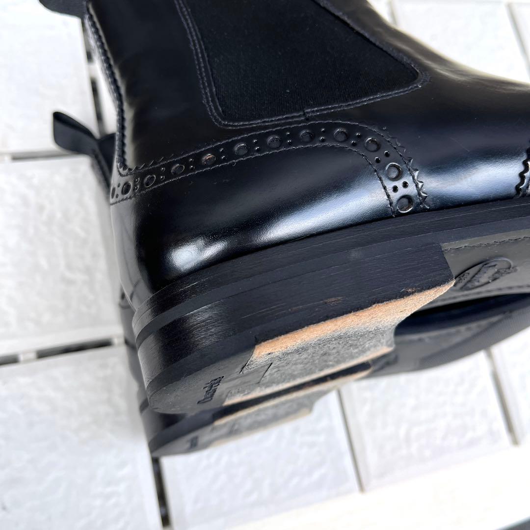 38 チャーチ KETSBY サイドゴア　ショートブーツ 黒　24.5