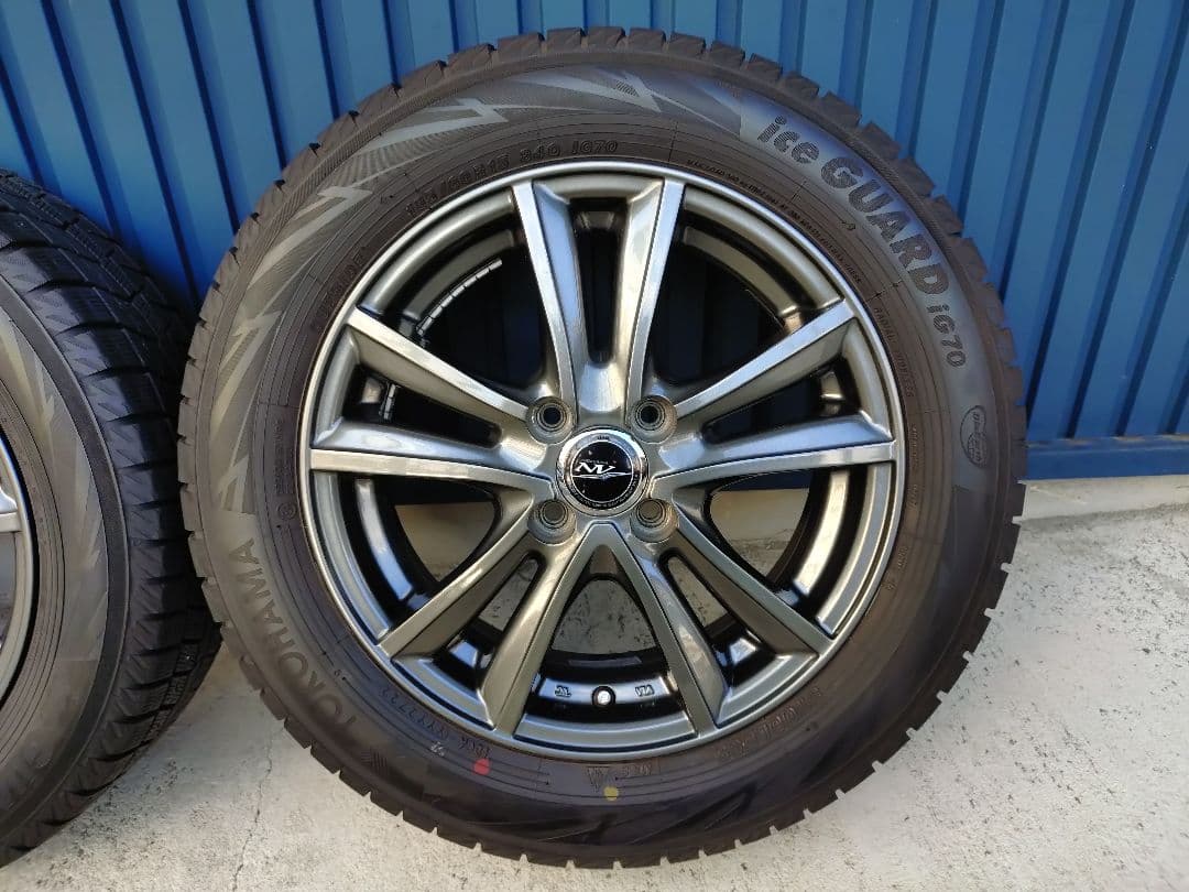 良品 185/60R15 2021 22年製 ヨコハマ スタッドレス 2本分①