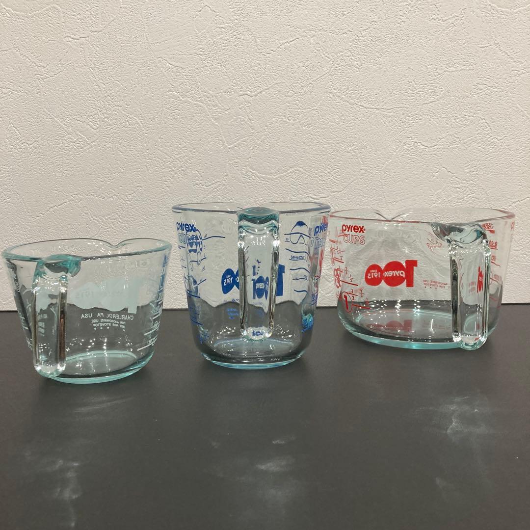 ｐｙｒｅｘ　パイレックス　メジャーカップ　3点セット