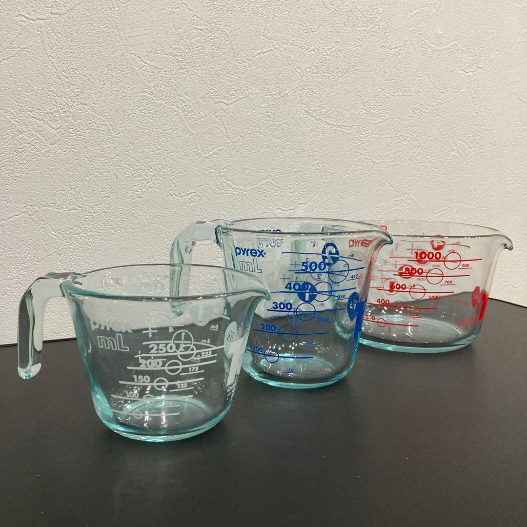 ｐｙｒｅｘ　パイレックス　メジャーカップ　3点セット
