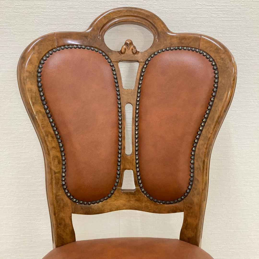 イタリア製　ダイニングチェア　椅子　クラシック