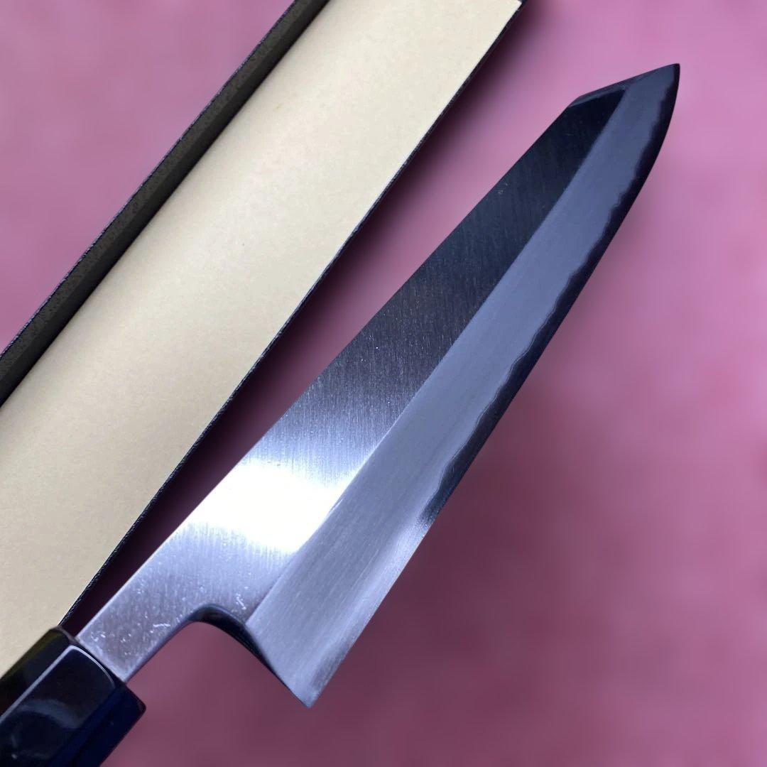 青二鋼　勘所切付型特製万能和包丁　240㎜ 8寸