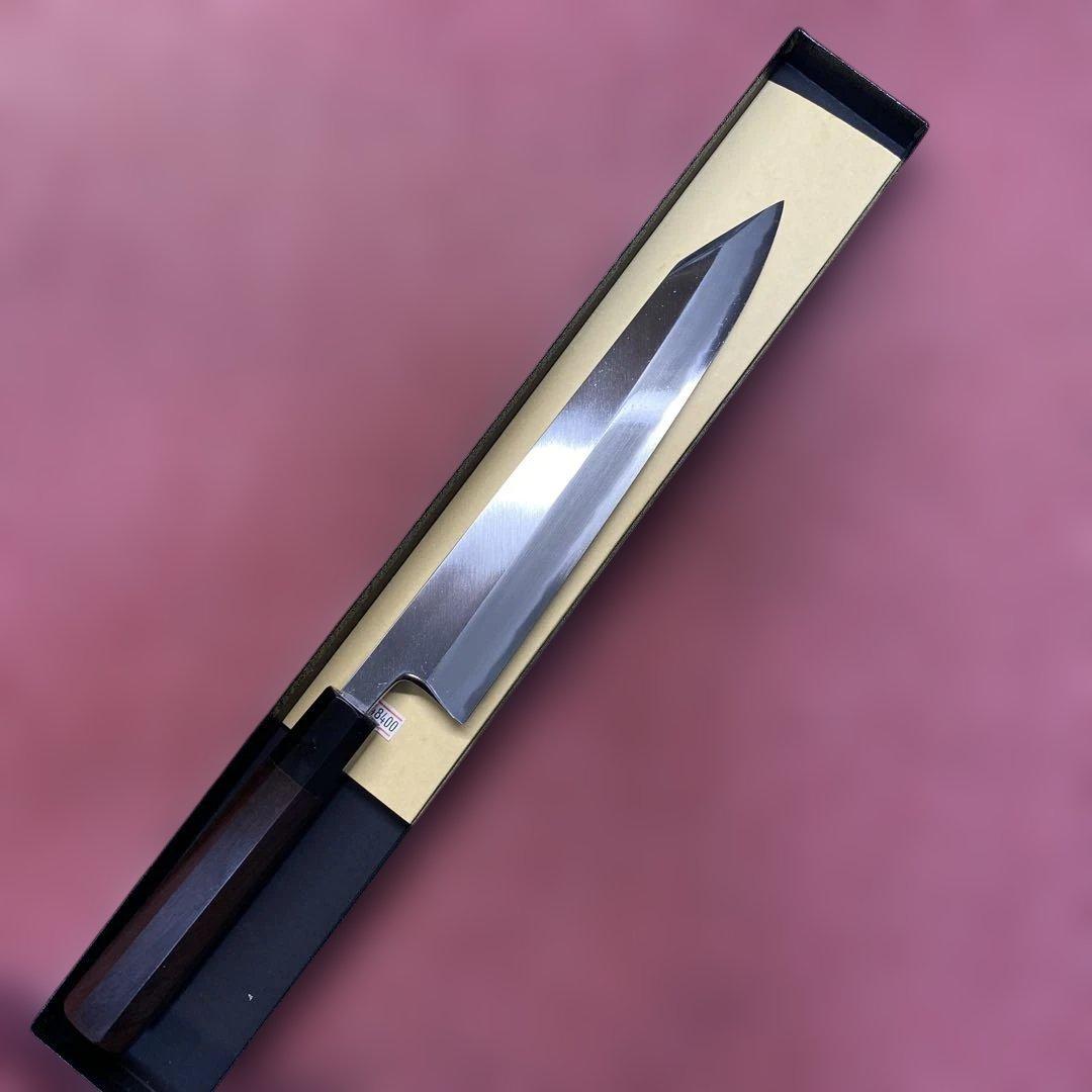 青二鋼　勘所切付型特製万能和包丁　240㎜ 8寸