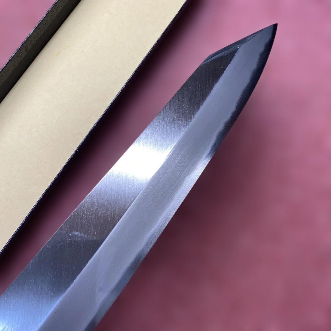 青二鋼　勘所切付型特製万能和包丁　240㎜ 8寸