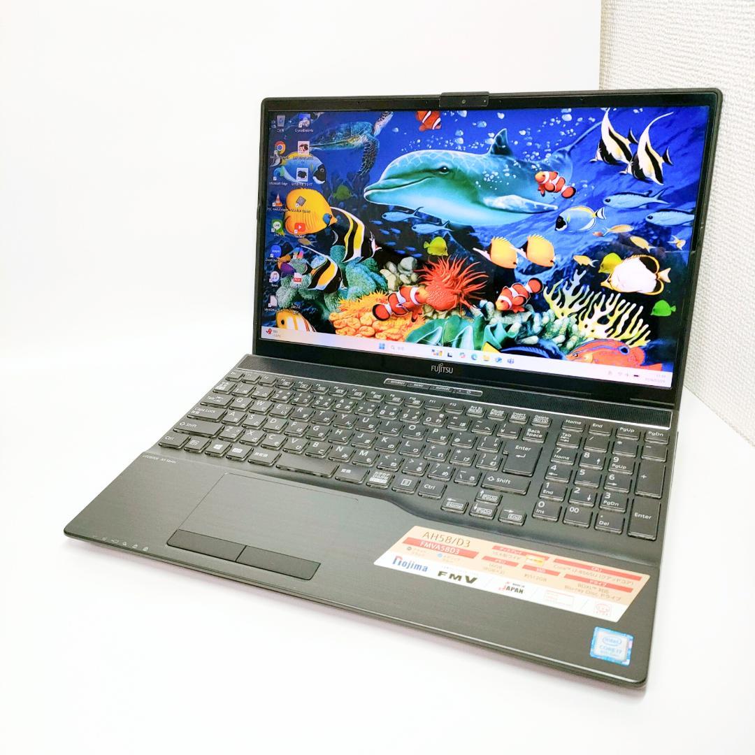 16GB✨️第8世代i7/SSD512G/Win11/富士通ノートパソコン/仕事