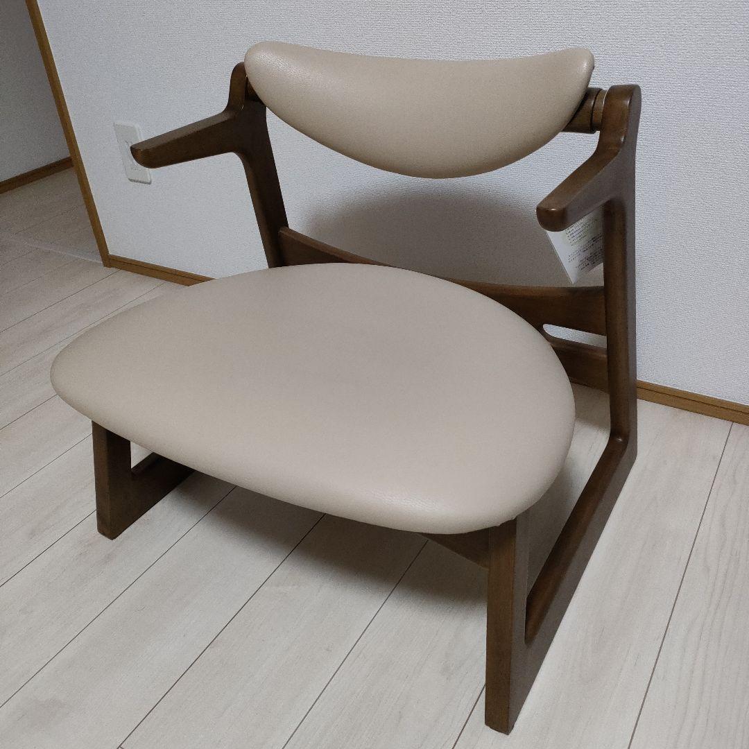 美品 低座椅子 キャスパーチェア CAチェア 300R-BE 天然無垢