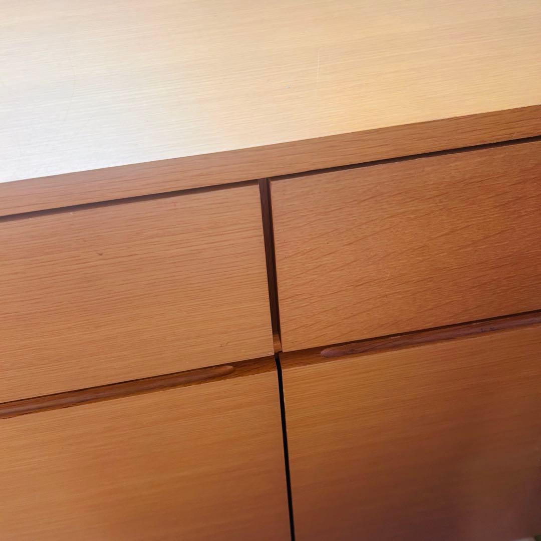 無印良品　木製キャビネット　幅80×奥行40×高さ83 オーク材