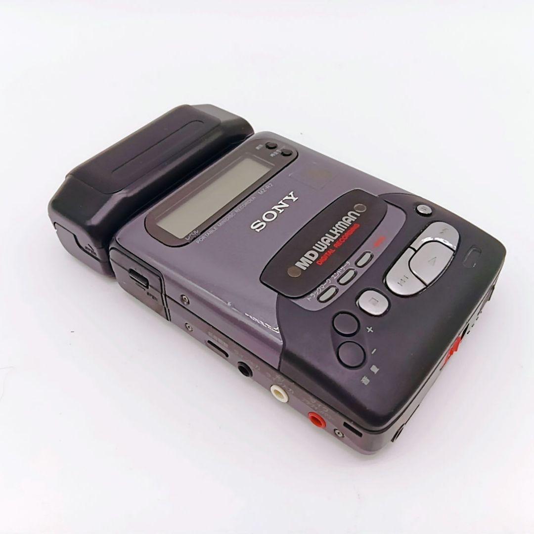 【レトロ】SONY MDウォークマン MZ-R2 通電・液晶表示確認済み
