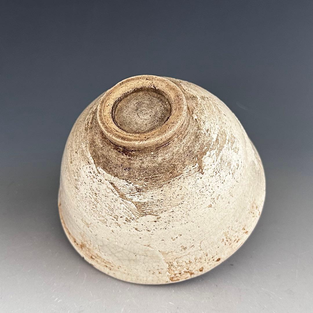 茶道具　古萩　茶碗　三代 坂新兵衛 造　十三代坂倉新兵衛極箱　御物袋付　古美術品