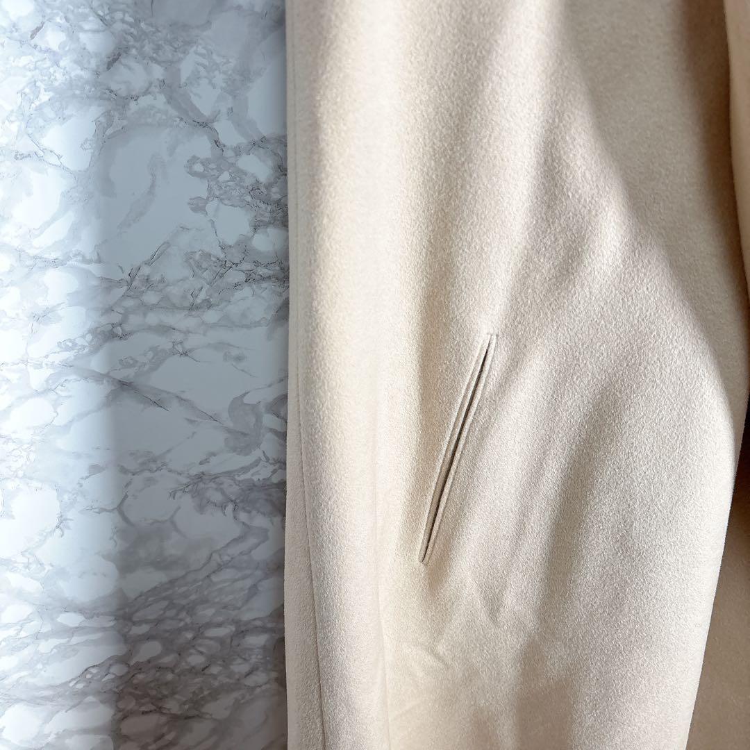 【シャルルロマン】ポンチョ風コート（ベージュ） ロングロード　フランス製