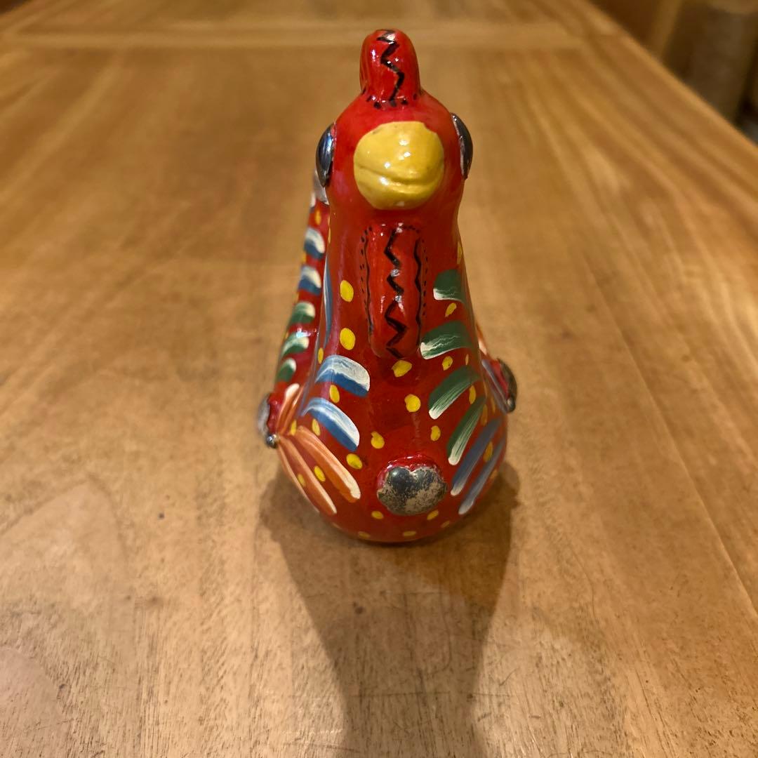 ポルトガル　ビンテージ　ニワトリ花瓶