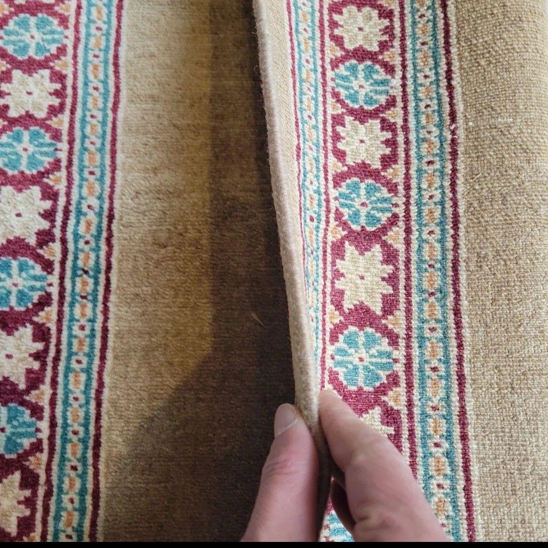 パキスタン手織りマット62x83cm(786)ギャッベ・ペルシャ・毛・じゅうたん