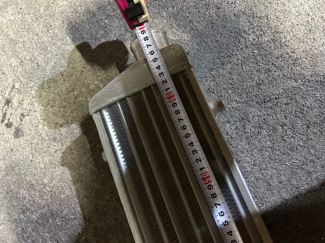 インタークーラー　汎用　コア　自作　前置き　700×140