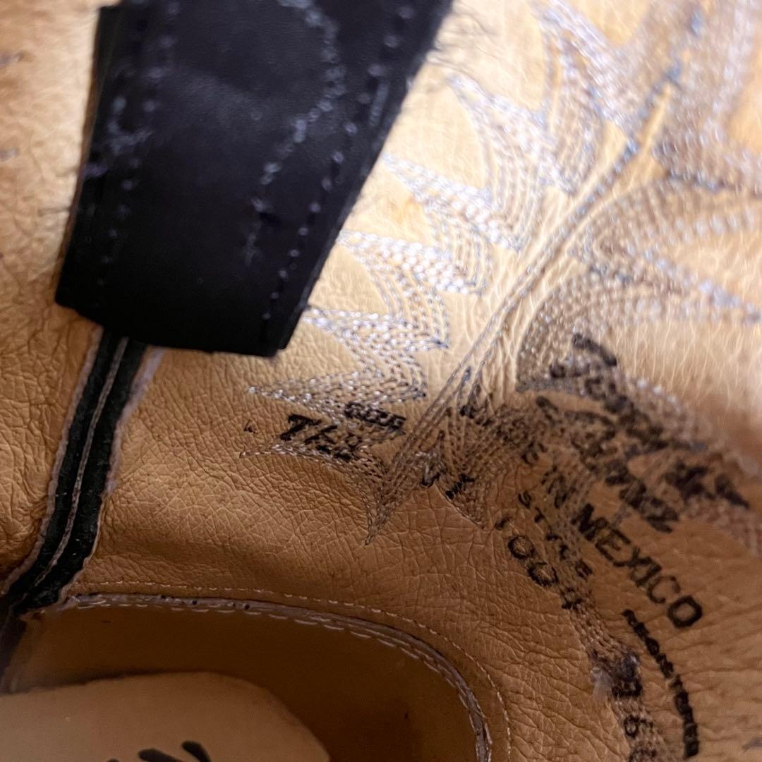 タグ付き✨　Tony Lamaトニーラマ　ウエスタンブーツ　ブラック　レザー