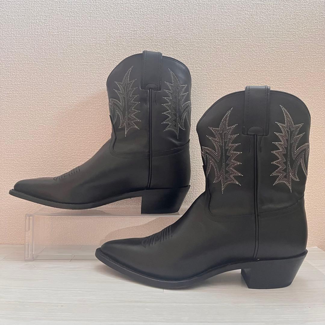 タグ付き✨　Tony Lamaトニーラマ　ウエスタンブーツ　ブラック　レザー