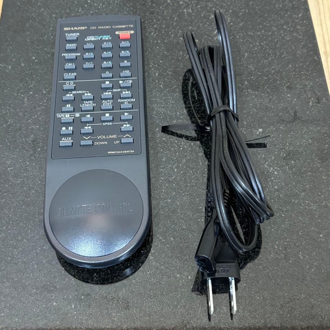 動作確認済 美品 SHARP QT-77CD ラジカセ　シャープ　YAMAHA