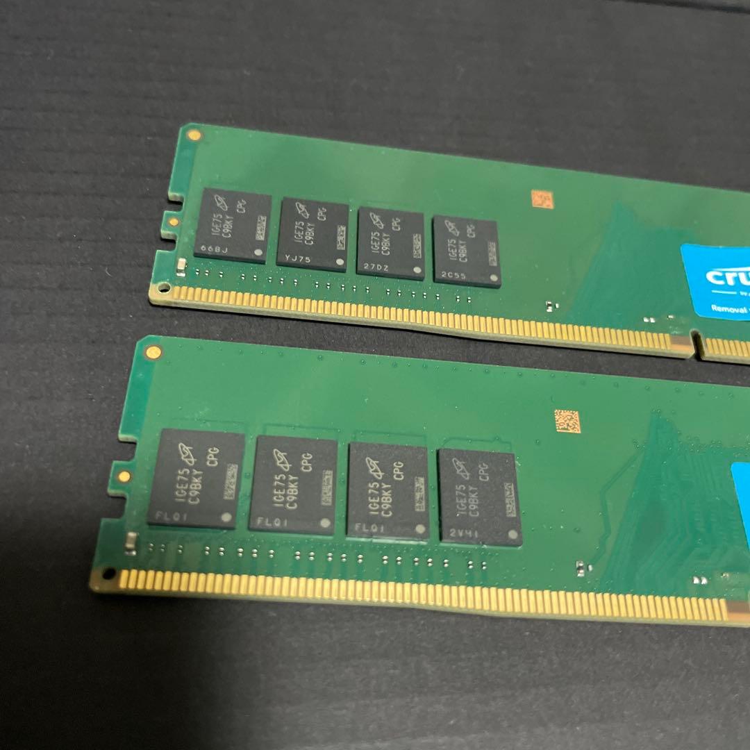 Crucial 16GB 2枚セット DDR4 3200MHz