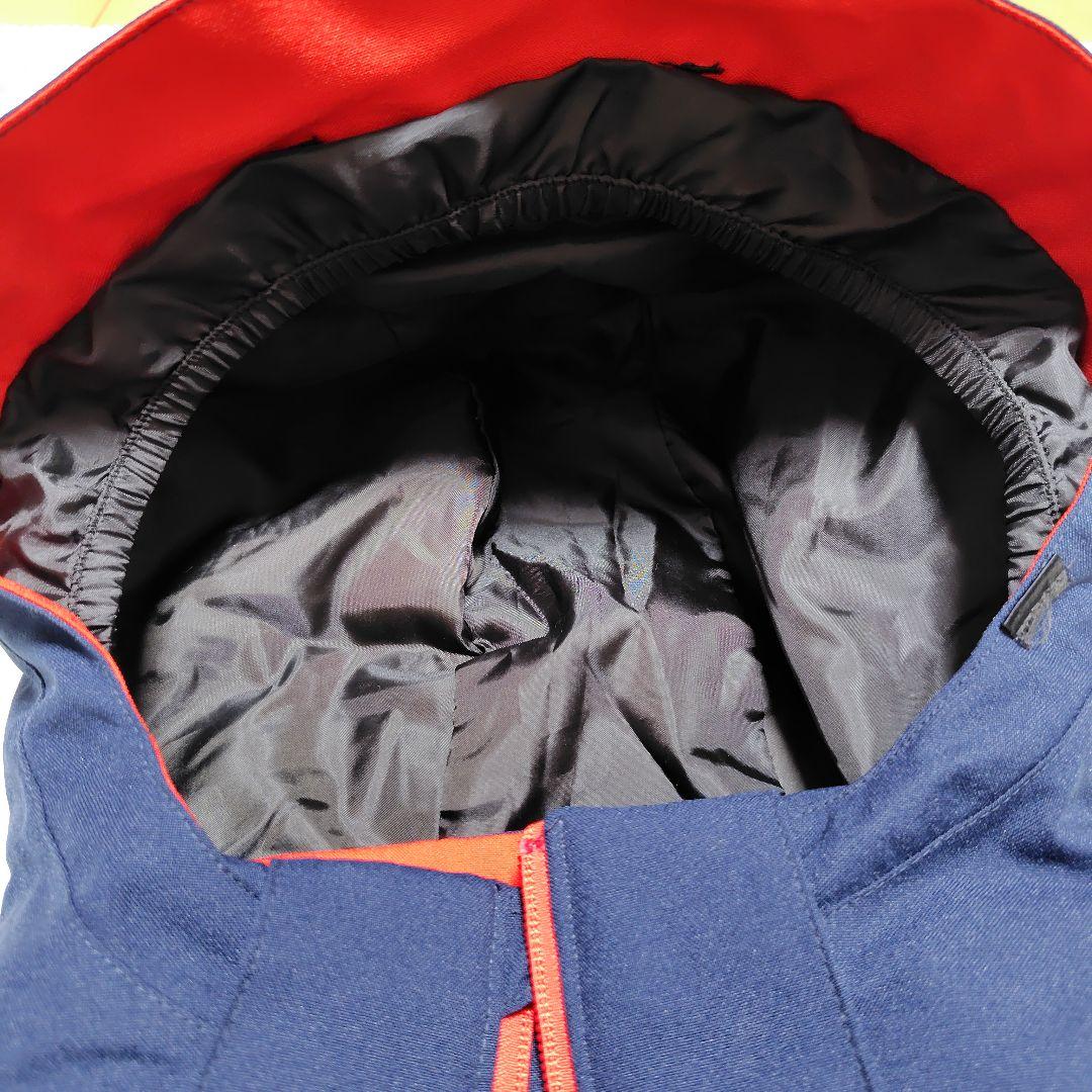 美品 phenix ジュニア スキーウェア上下セット150 撥水 防寒 ネイビー