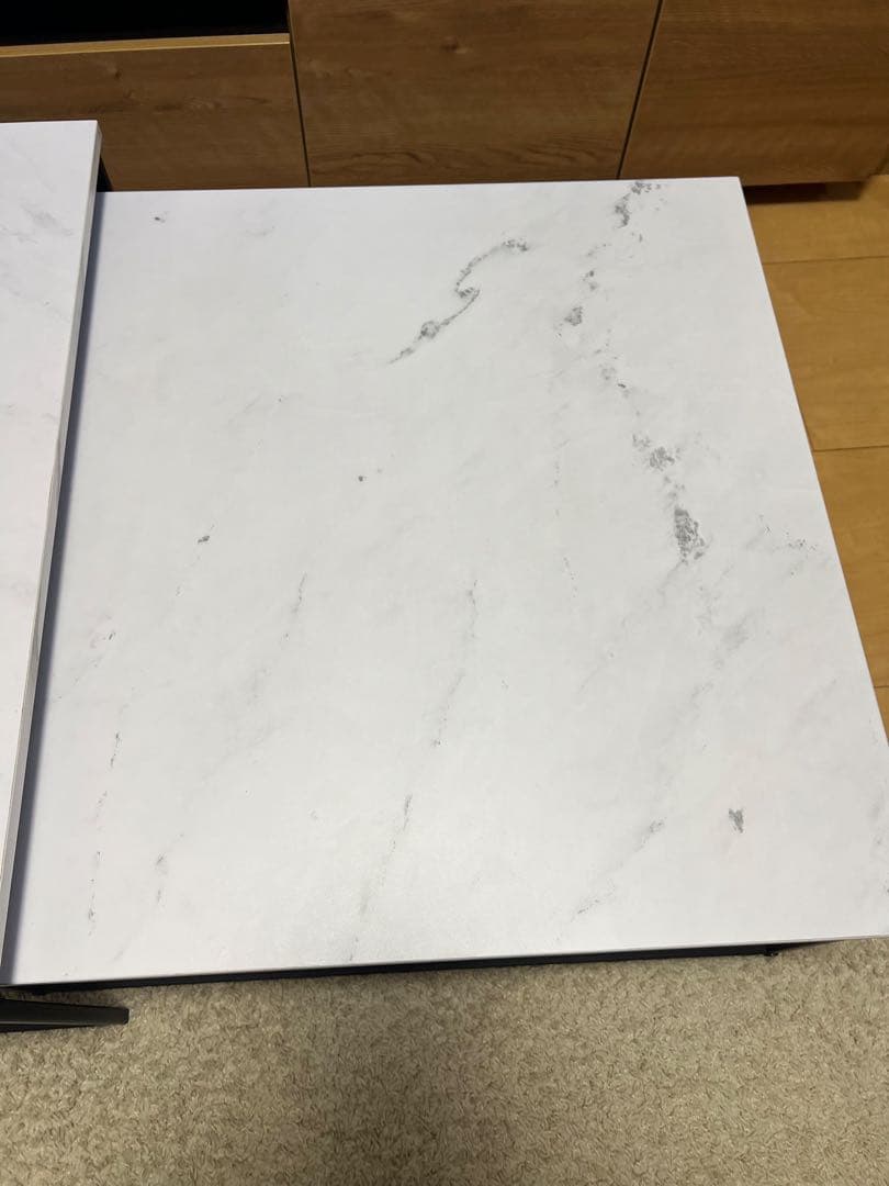 LOWYAネストテーブルM リビングテーブル ローテーブル 大理石模様 ロウヤ