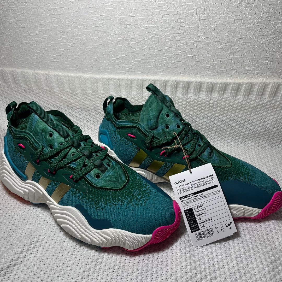 【新品未使用】アディダス トレイヤング3 Trae Young バスケ　バッシュ