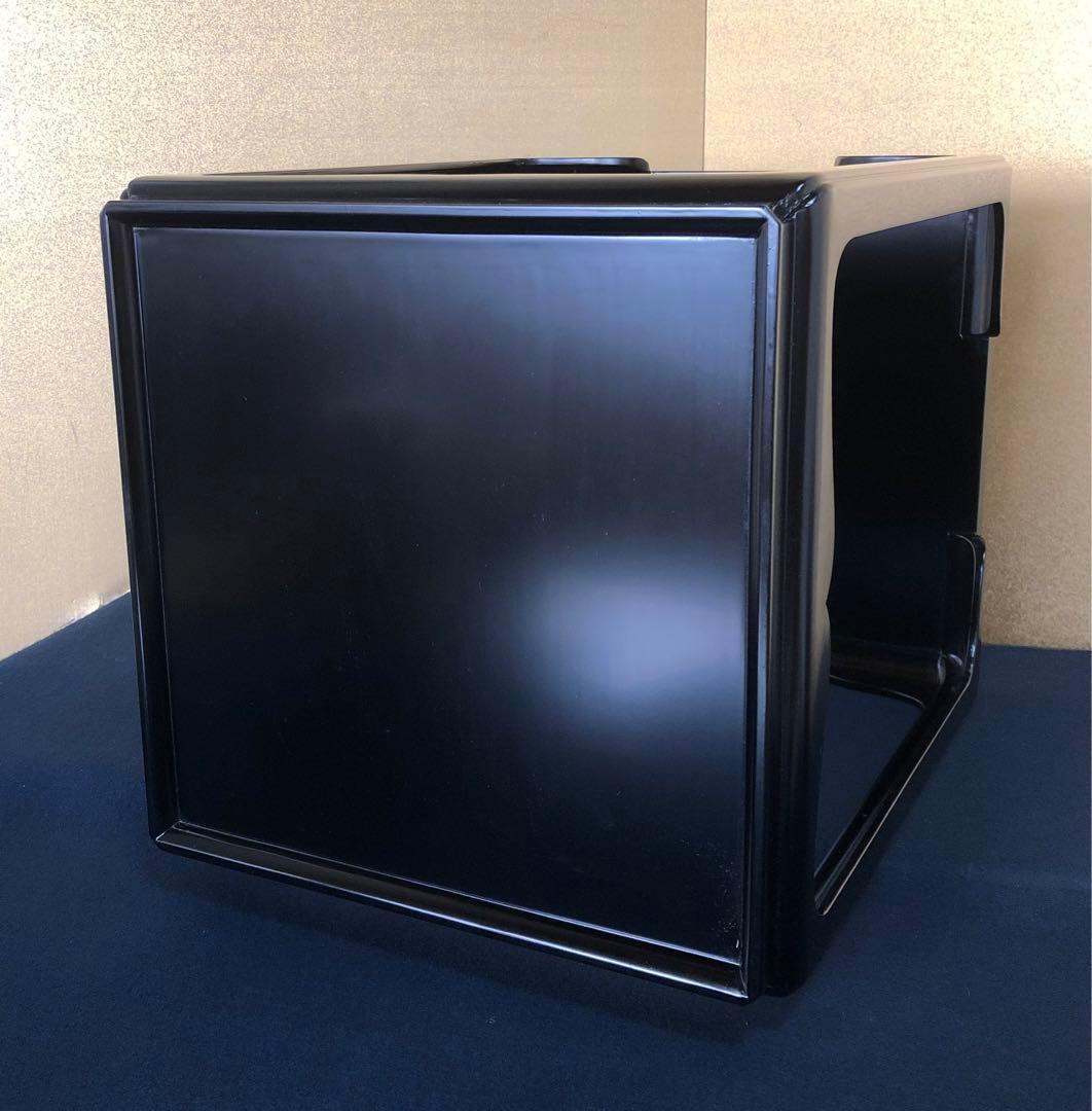 《R》茶道具 黒真塗 高麗卓 平安伊藤表正 作歴 共布 共箱 260209け1