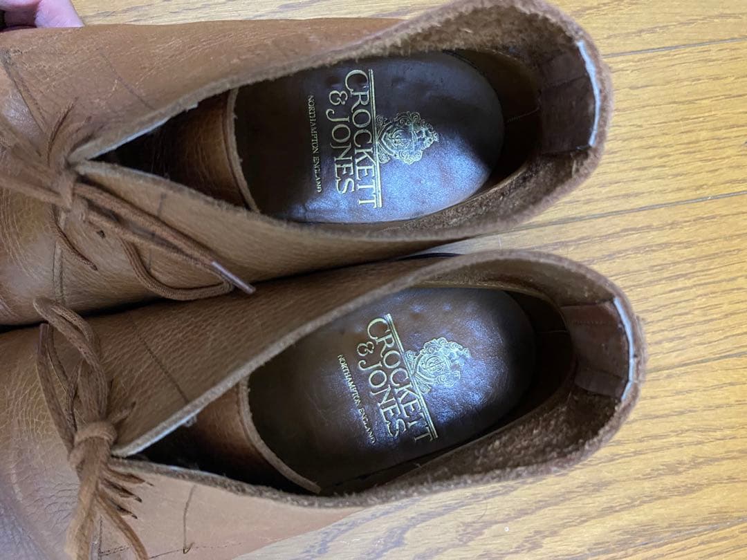 美品　crockett& jones クロケット&ジョーンズ　チャッカブーツ