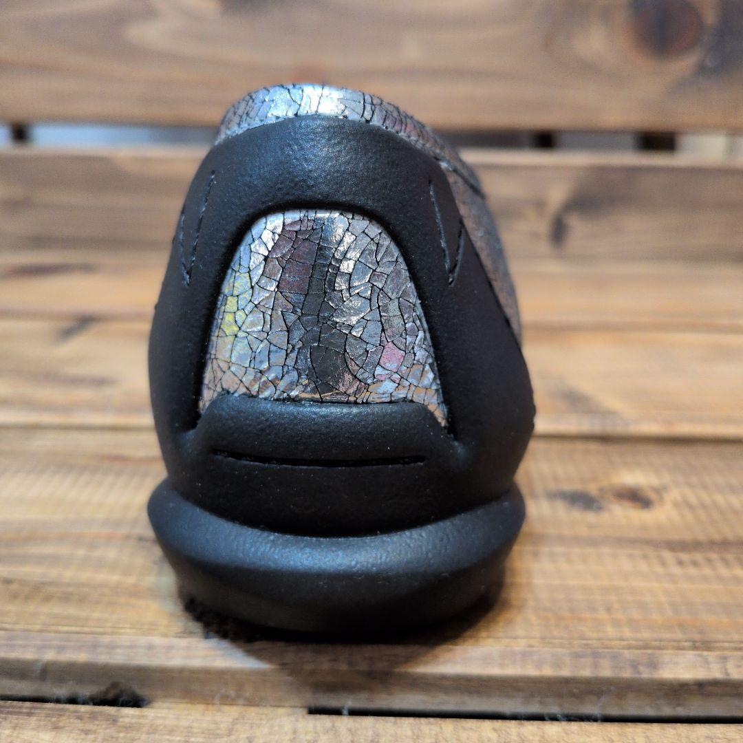 SHISEI シーセイ　シセイ　ボアメタリックシルバー フラットシューズ